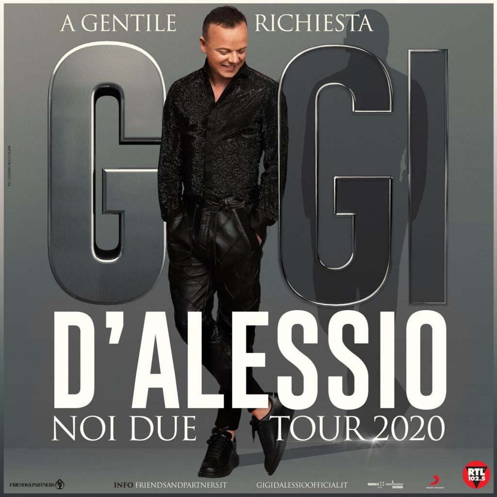 Gigi D’Alessio in concerto a Bologna mercoledì 3 novembre 2021: come acquistare i biglietti su TicketOne