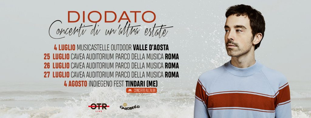 Diodato, il 4 luglio parte il tour estivo: tutte le date