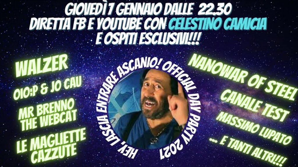 Hey, lascia entrare Ascanio dall’8 di gennaio!: ecco l’evento ufficiale dedicato alle canzoni italianizzate